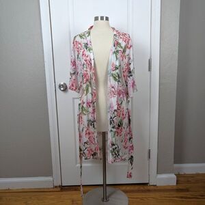 Show Me Your Mumu | Pink Floral Wrap Robe Size O/S